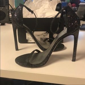 Stuart Weitzman Glitter Nudist